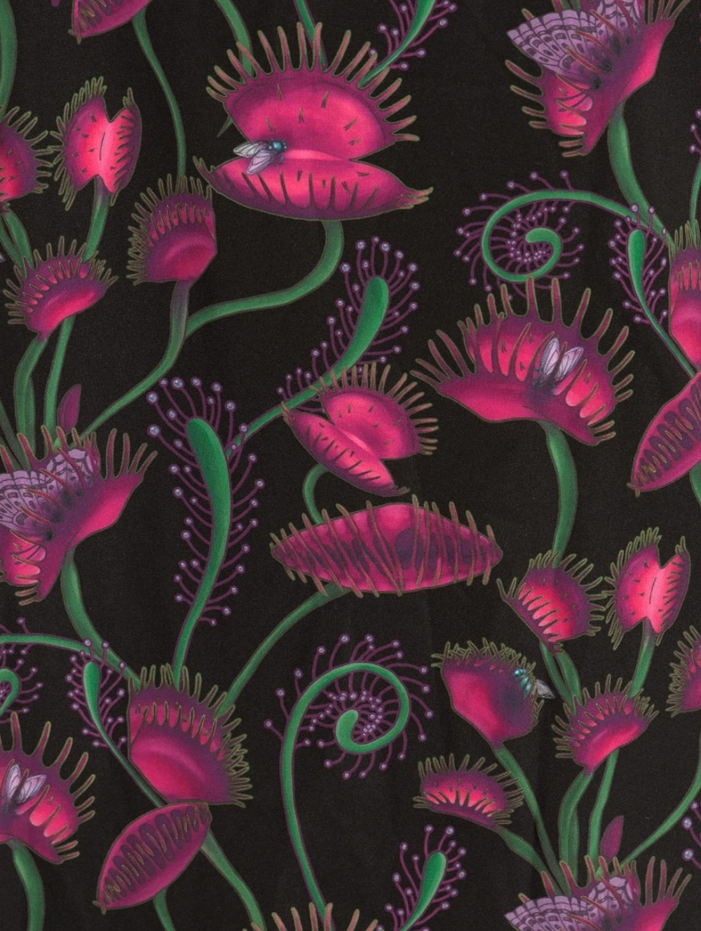 Blackmilk Venus Fly Trap Dark Academia Whimisgoth Witchy Edgy Botanical Top M - Picture 10 of 11